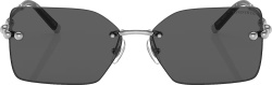 Tiffany And Co Silver And Grey Frameless Sunglasses