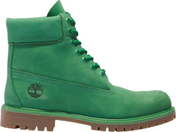 Timberland 6in Premium All Green Nubuck Boots