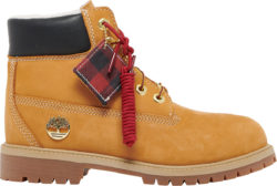 Timberland 6in Premium Wheat Shearling Lined Boots