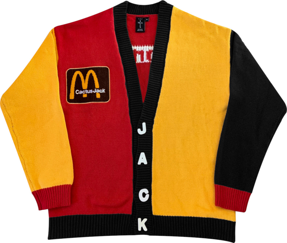 Cactus Jack x CPFM x McDonald's Colorblock Cardigan | Incorporated Style