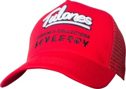Tulones Red Currency Converter Trucker Hat