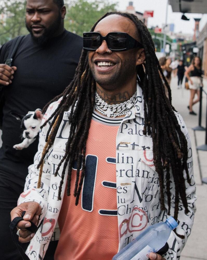 Ty Dolla $ign Performs at The Gov Ball In Acne x Starter, & Palace Denim