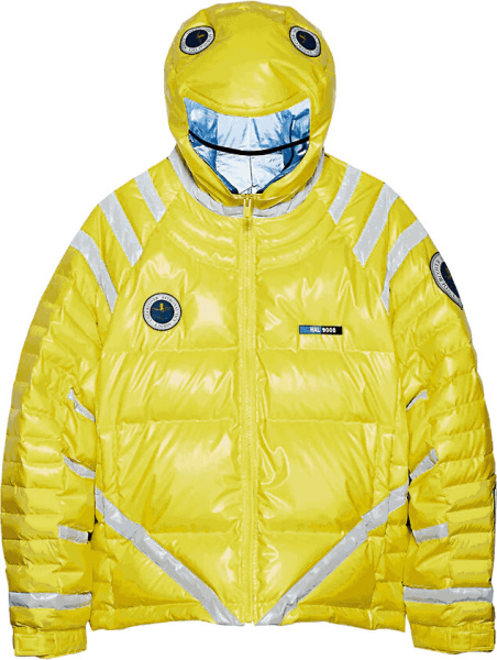 Undercover Yellow Astro Puffer Jacket