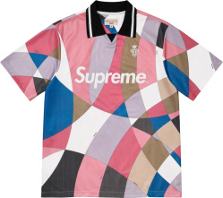 Spreme X Emilio Pucci Pastel Colornblock Soccer Jersey