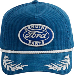 Urban Outfitters Ford Parts Blue Corduroy Hat