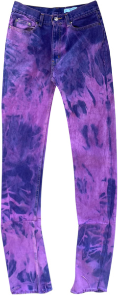 Vale Forever Purple Tie Dye Jeans