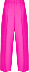 Valentino Hot Pink Pleated Pants