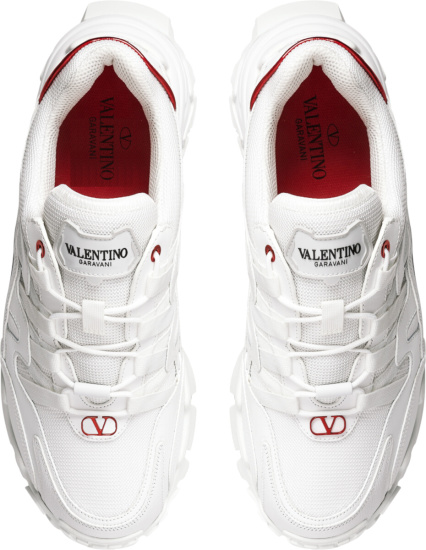 Valentino White Climber Sneakers