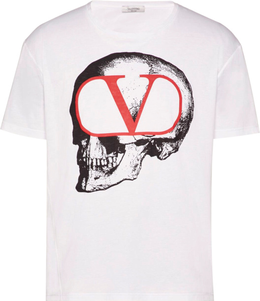 Valentino X Undercover Skull Print T Shirt