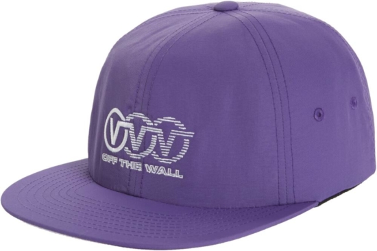 Vans Purple Adjustable Flat Brim Hat