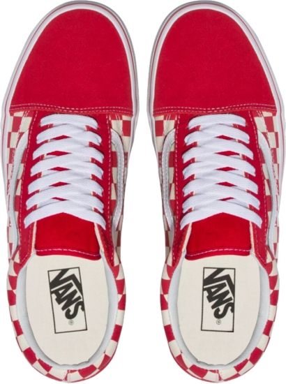 Vans Red Check Sneakers