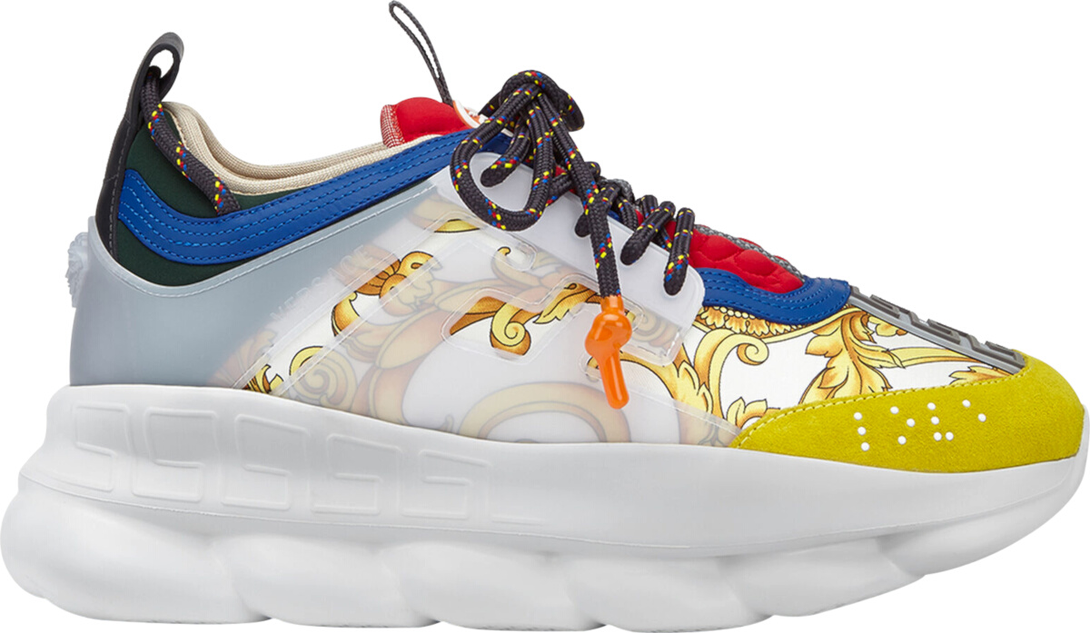 Versace Multicolor & Barocco ‘Chain Reaction’ Sneakers | Incorporated Style