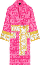 Hot Pink 'I Heart Baroque' Robe
