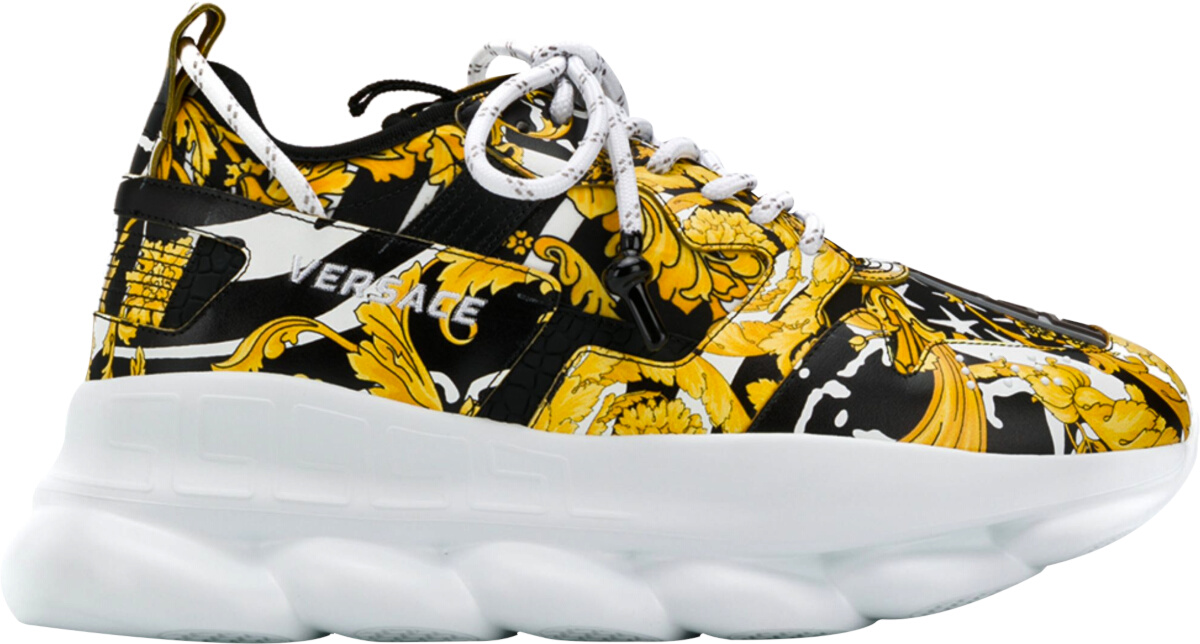 Versace Baroque Print 'Chain Reaction' Sneakers | INC STYLE