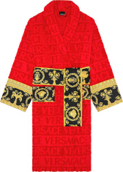 Red 'I Heart Baroque' Robe