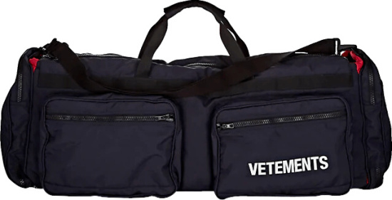 Vetements Black Convertible Bag Jacket