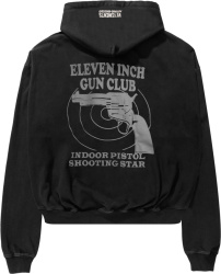 Vetements Black Eleven Inch Gun Club Hoodie