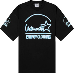 Vetements Black Energy Star Logo T Shirt