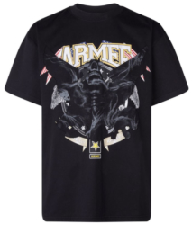 Black 'ARMEE' T-Shirt