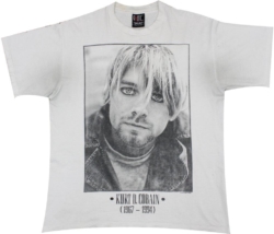Kurt C. Cobain Vintage Memorial Shirt
