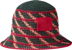 Vivienne Westwood Green Crochet Bucket Hat