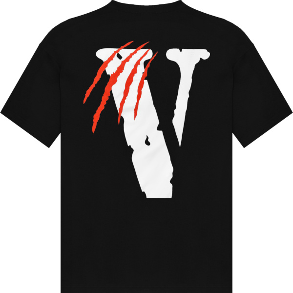 Vlone Black V Scratch Logo T Shirt