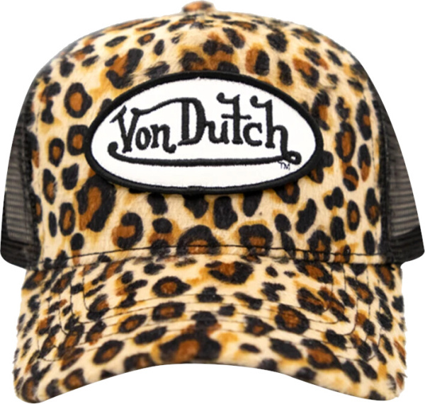 Von Dutch Leopard Trucker Hat