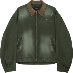 We11done Olive Green Workwear Jacket