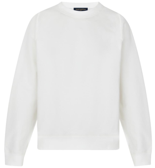 white lv sweatshirt