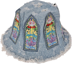 Who Decides War Blue Denim Cathedral Bucket Hat