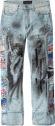 Who Decides War Blue Denim Hit Statue Of Liberty Jeans