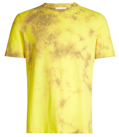 Ybn Almighty Yellow And Brown Tie Dye T Shirt