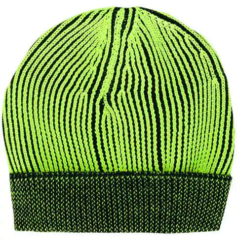 Maison Margiela Neon Green Ribbed Beanie | Incorporated Style