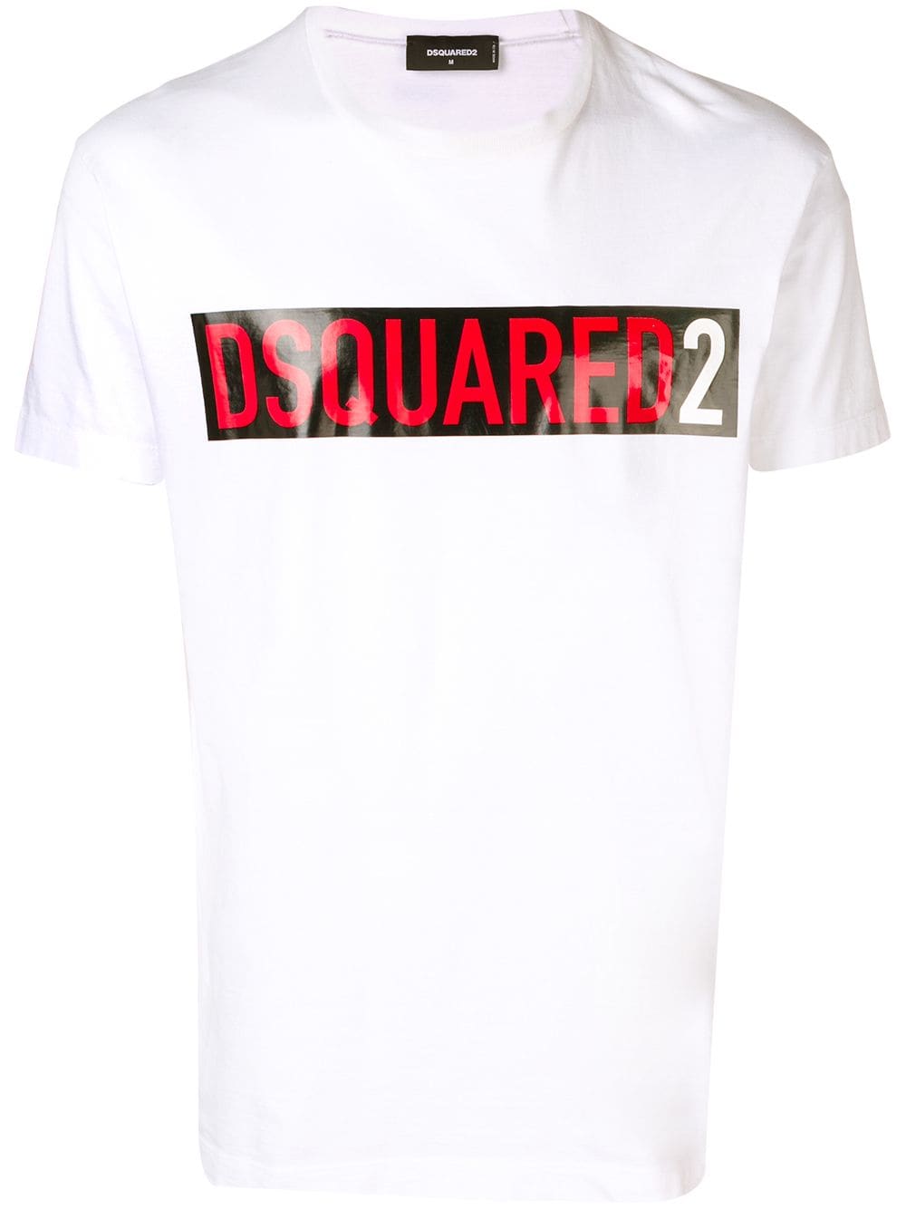 Dsquared2 White Logo Tape T-Shirt | Incorporated Style